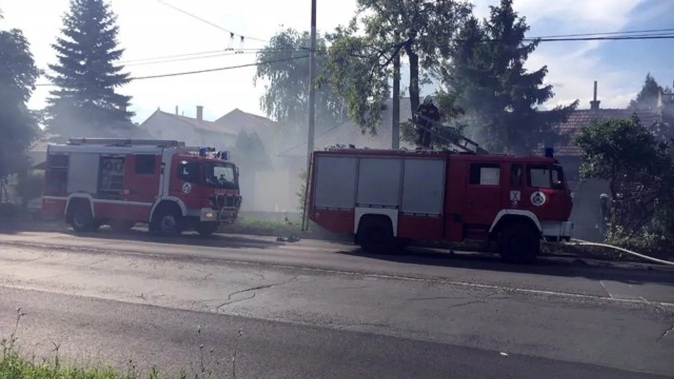 Ketten sérültek meg a fővárosi tűzben - fotók