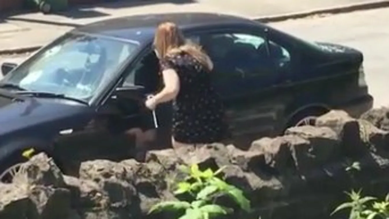 Exe BMW-jén állt bosszút a dühös nő
