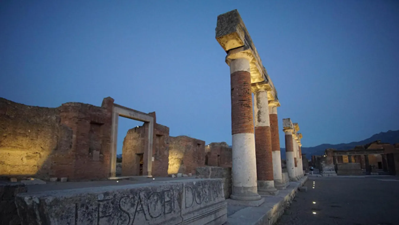 Pompeji is látogatható lesz éjjeli fényben