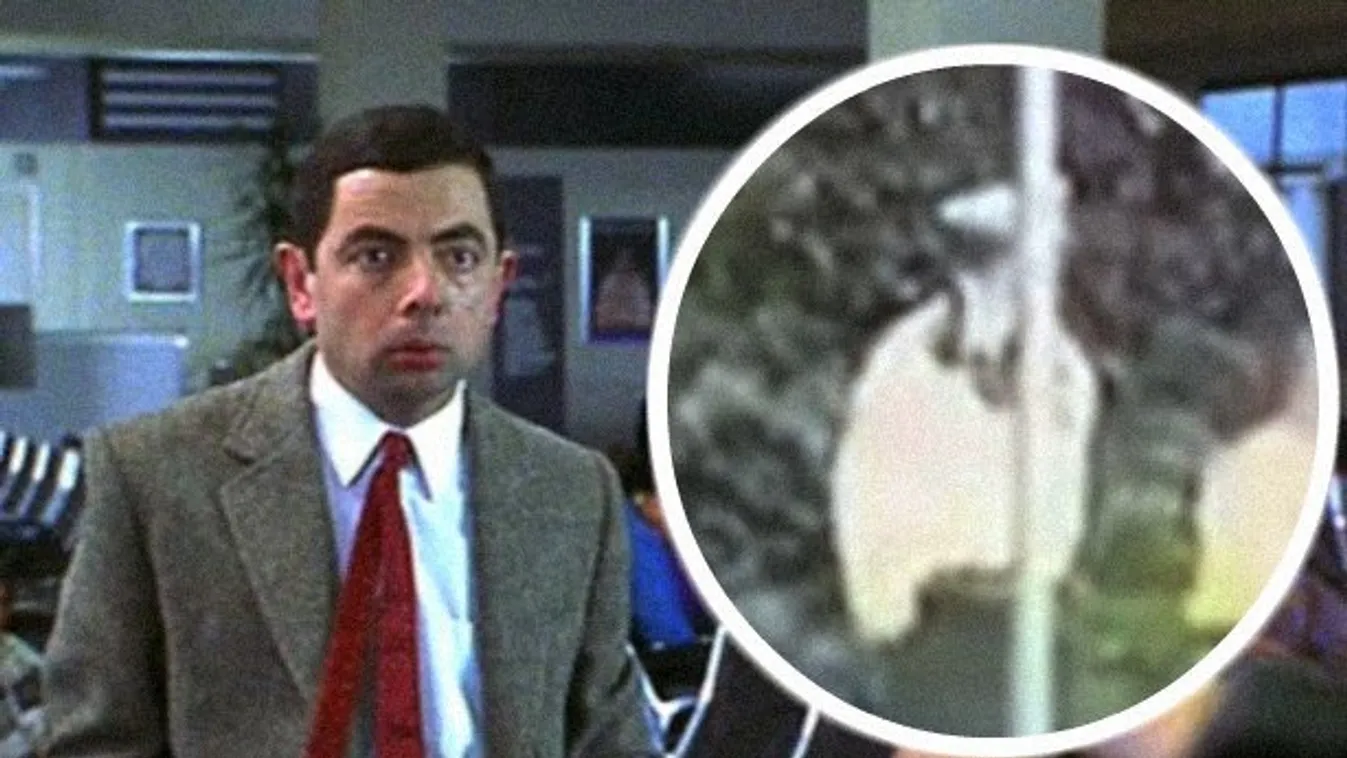 Kabaré: Mr. Bean-módra fejelt le egy oszlopot a rend őre - videó