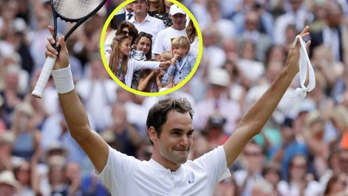 Federer sikerét csak ikrei unták – képek