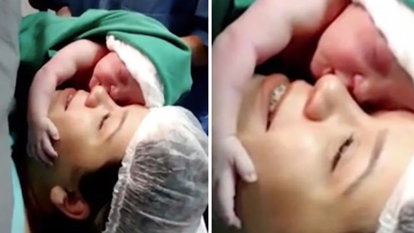 Megható, mennyire ragaszkodik ez az újszülött a mamájához - videó