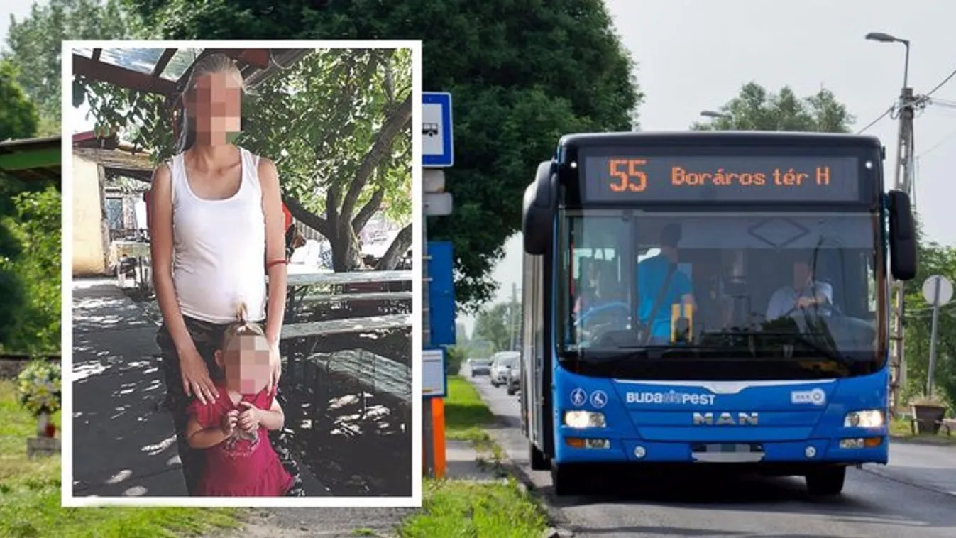Botrány az 55-ös buszon: Rendőrt hívtak a terhes nőre