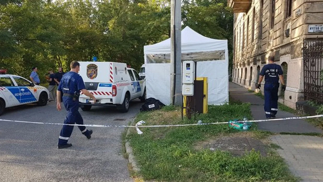 Rendőri intézkedés közben halt meg egy férfi Újpesten - fotók