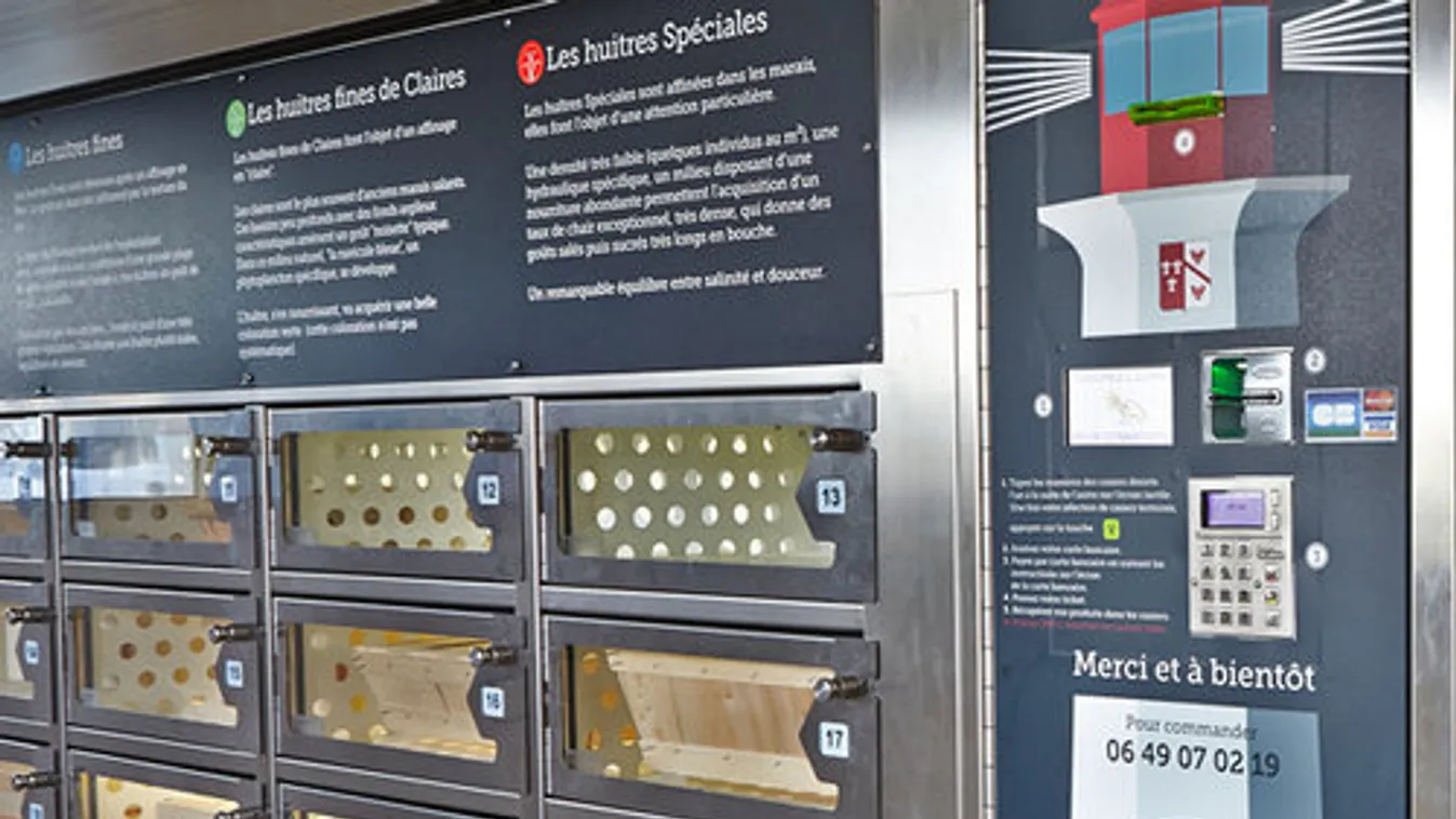 Van, akinek hiánypótló: osztrigaautomatát nyitottak egy francia szigeten