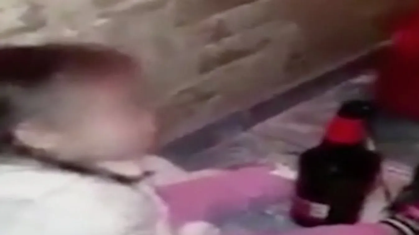 Felháborító: saját kislányukat kényszerítették drogozásra a tini szülők - videó