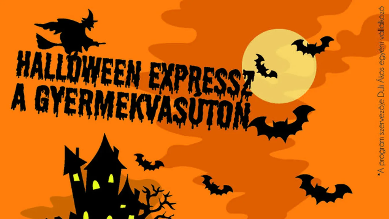 Halloween Expressz különjáratot indít a Gyermekvasút