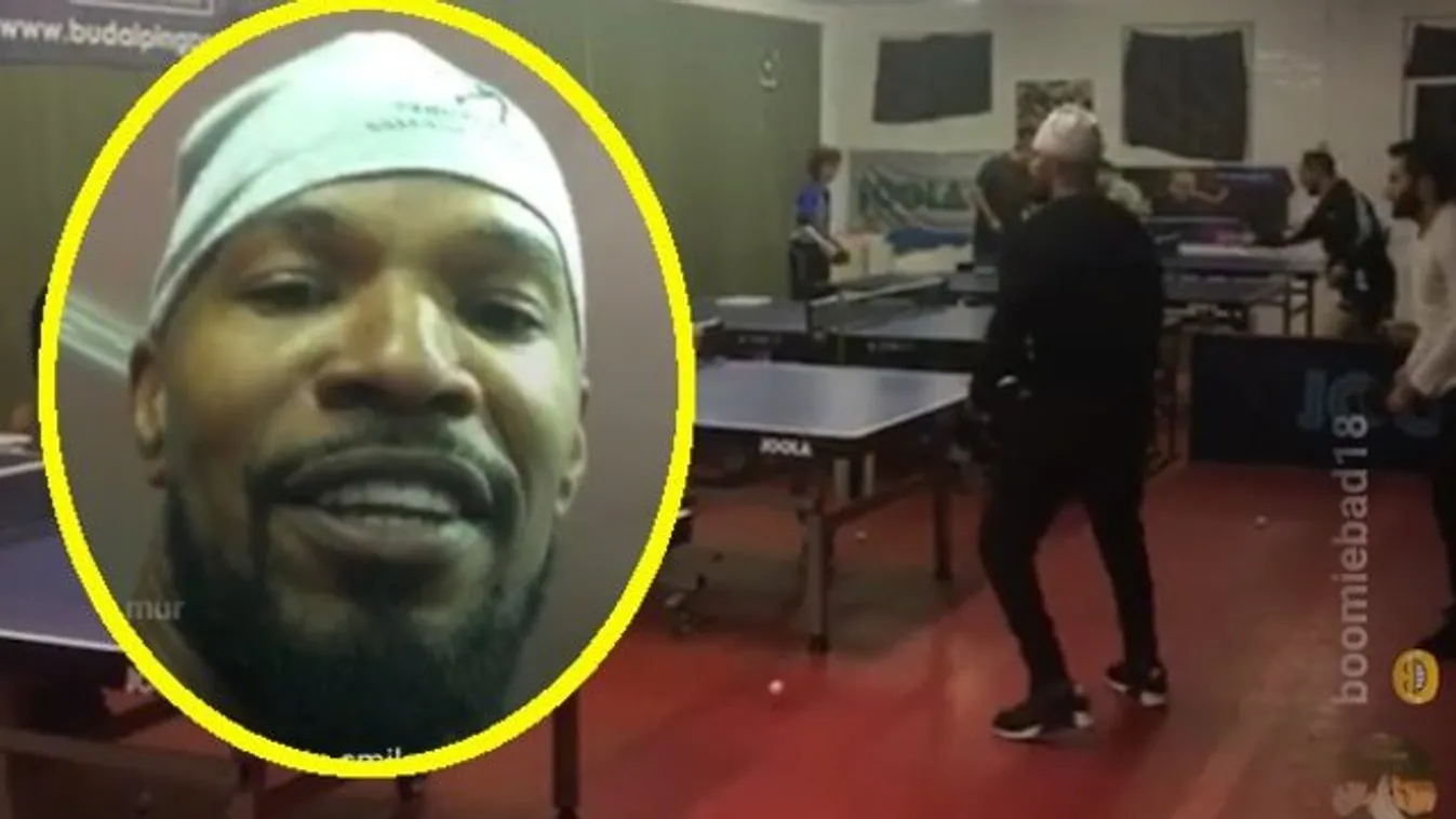 Újra Budapesten Jamie Foxx! Pingpongos filmre készül?