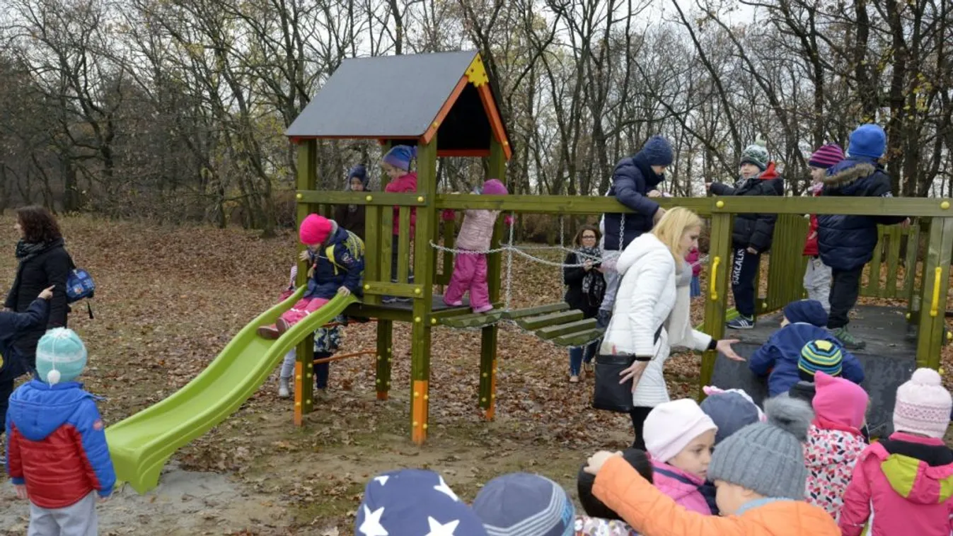 Kondiparkkal és új játékokkal szerelték fel a Halmi-erdőt