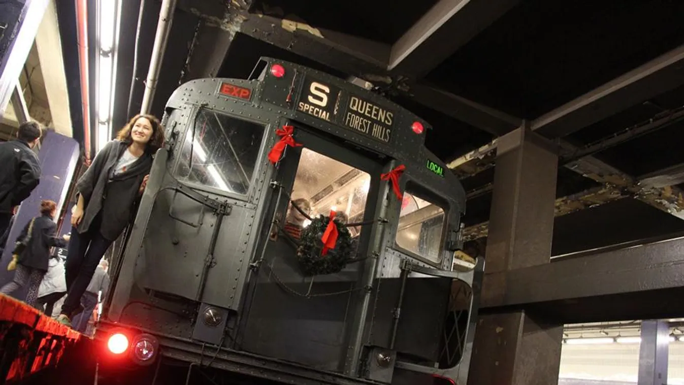 Advent New York-ban: a metróban nosztalgiavonatok járnak karácsonyig
