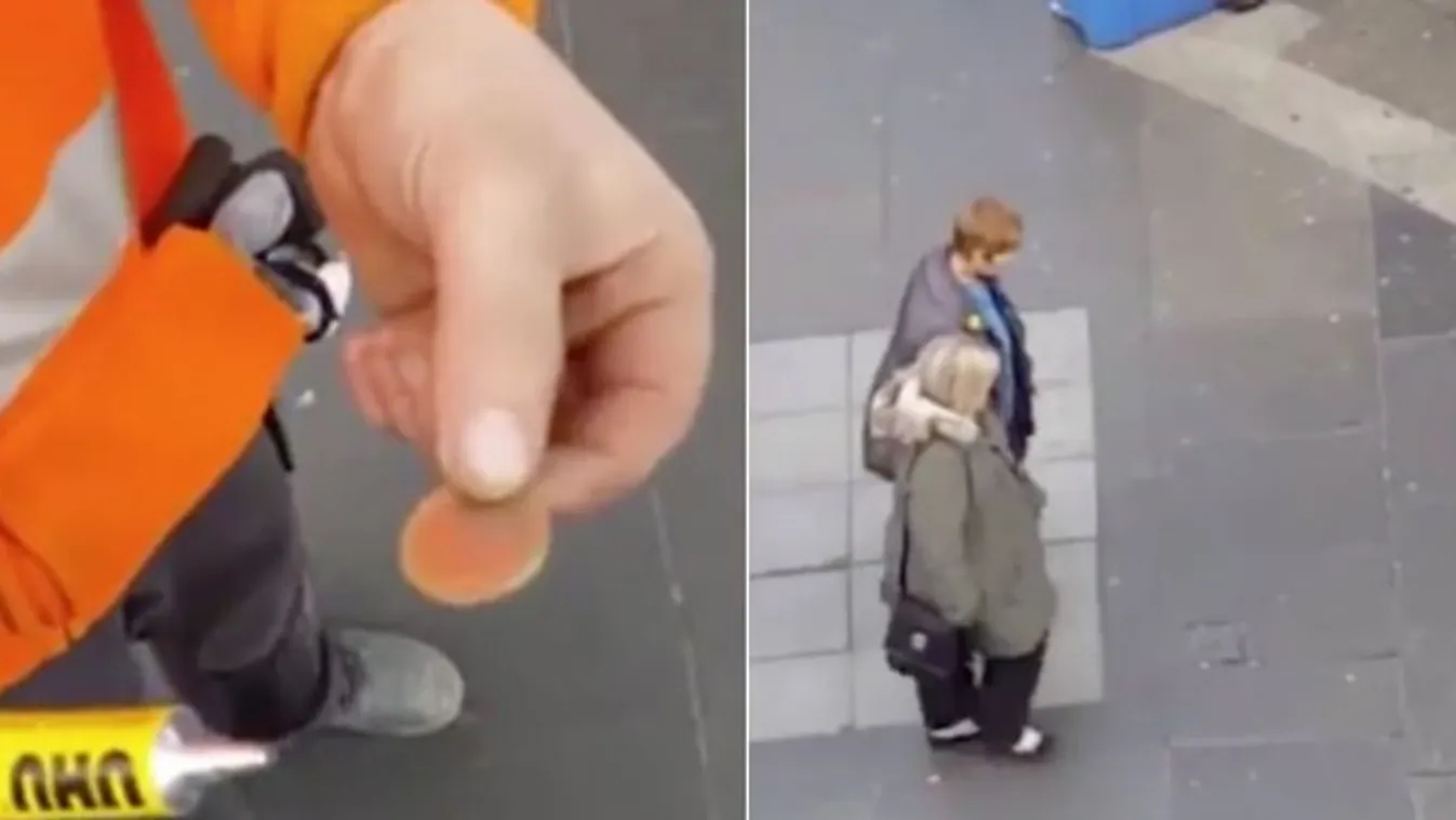 Ezért nem halad a munka: a járókelőket szivatták a melósok - videó