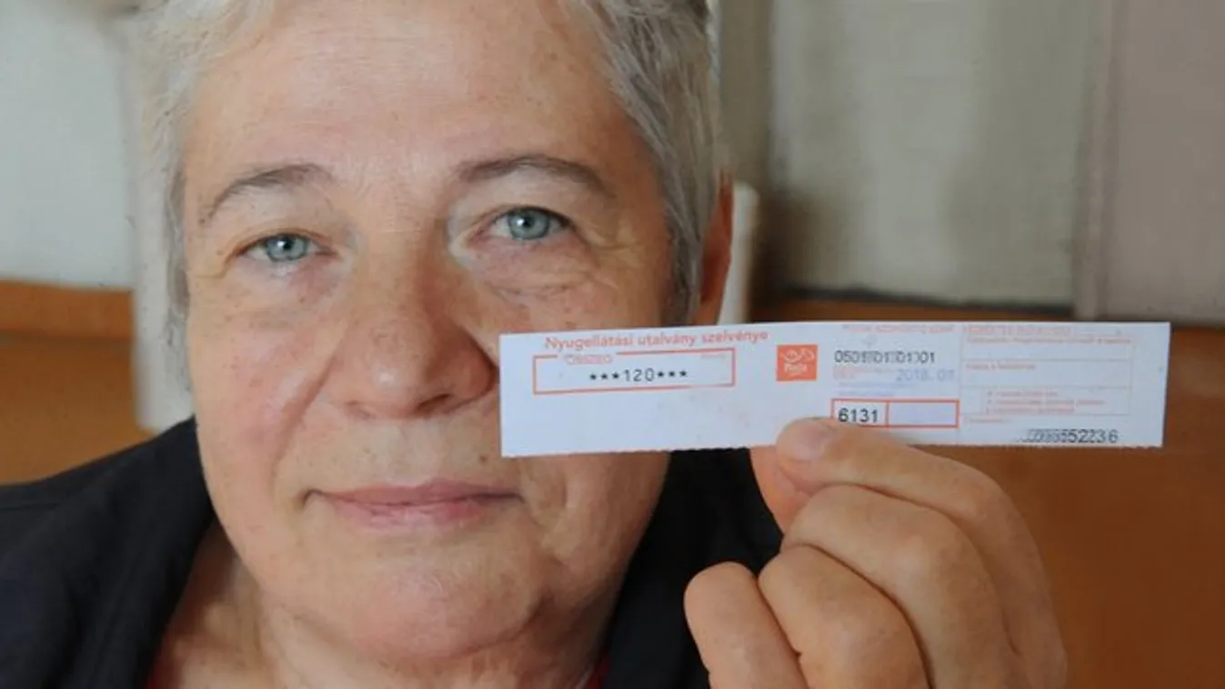 120 forint nyugdíjat kap Olga