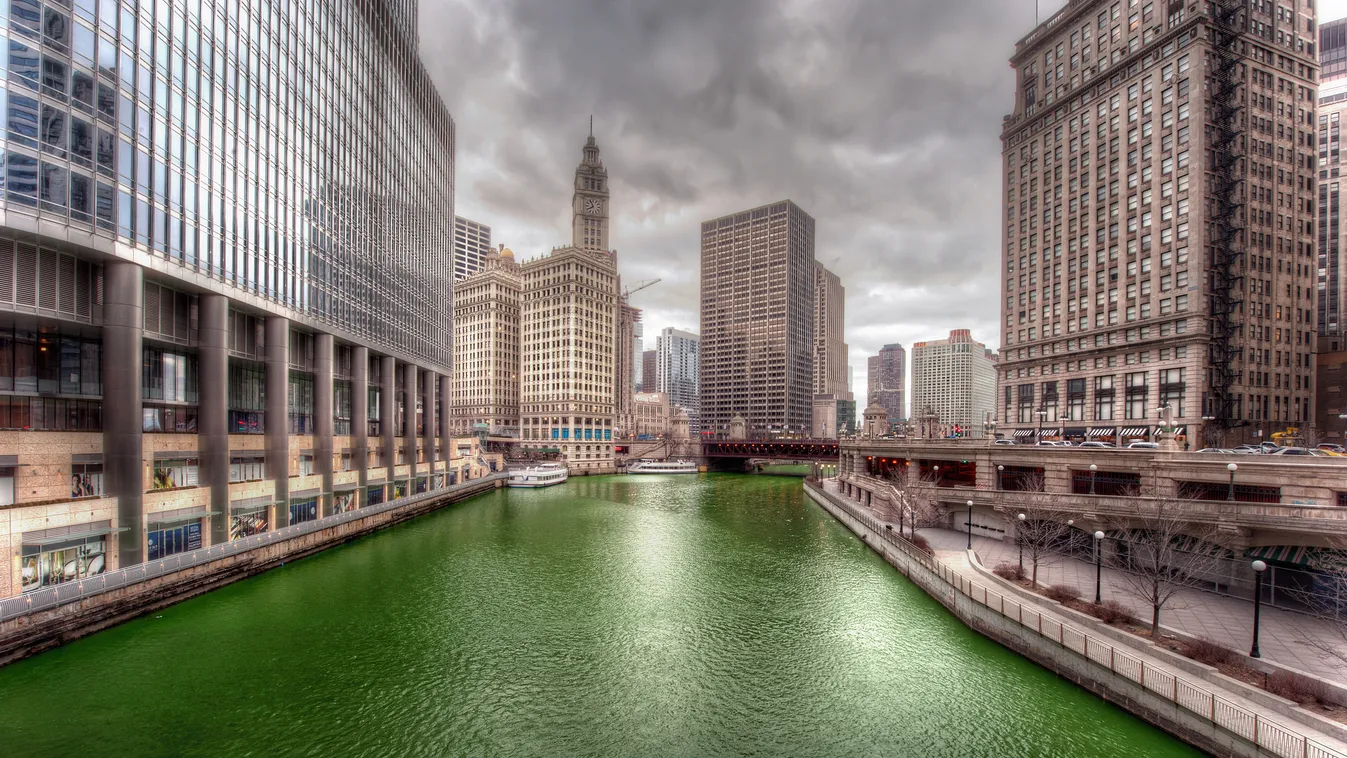 Mitől lesz zöld a folyó Chicagóban?