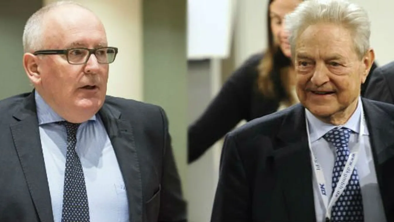 Háromhavonta egyeztet Soros embereivel az Európai Bizottság első alelnöke