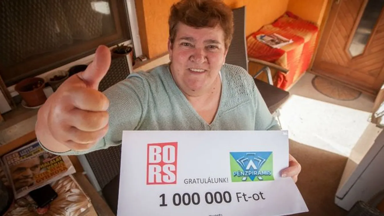 Katalin zsebében landolt a Bors milliója