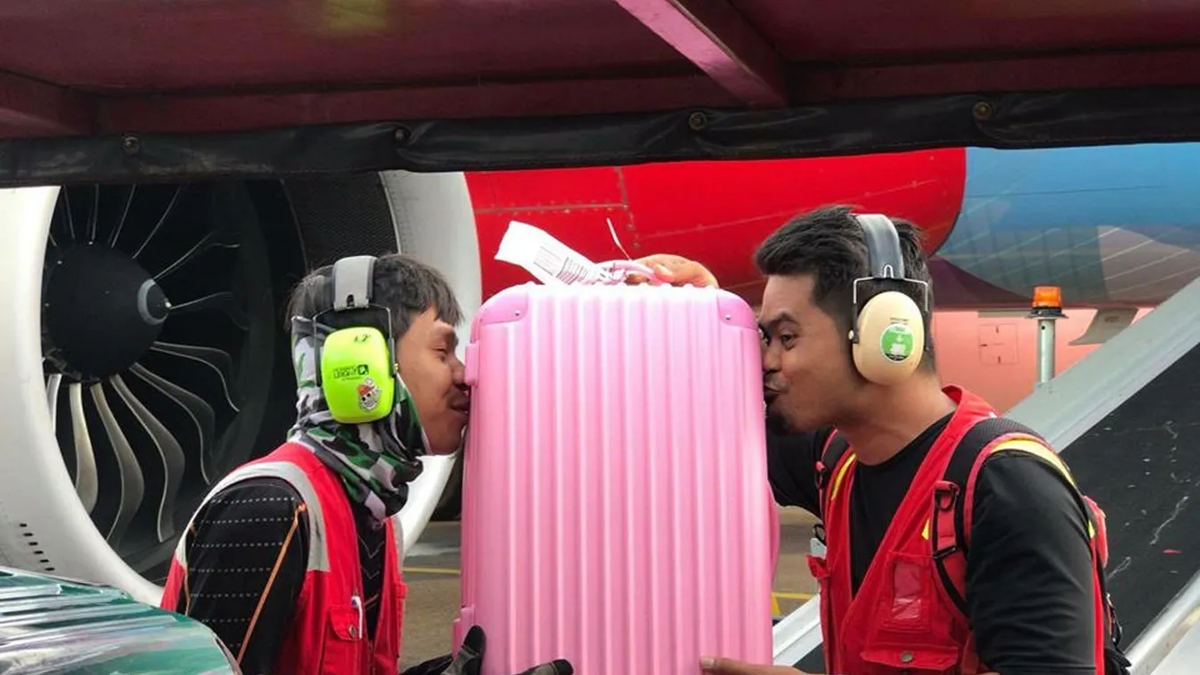 Az AirAsia poggyászrendezői bizarr fotósorozattal bizonyítanak