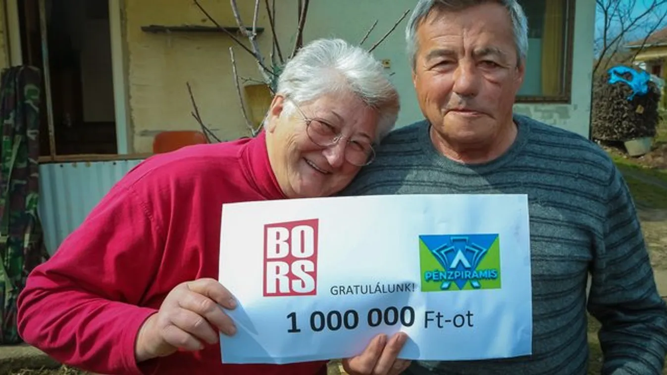 Nyári pecatúrára költik a megnyert milliót - Edit és Sándor a Pénzpiramis első nyertesei