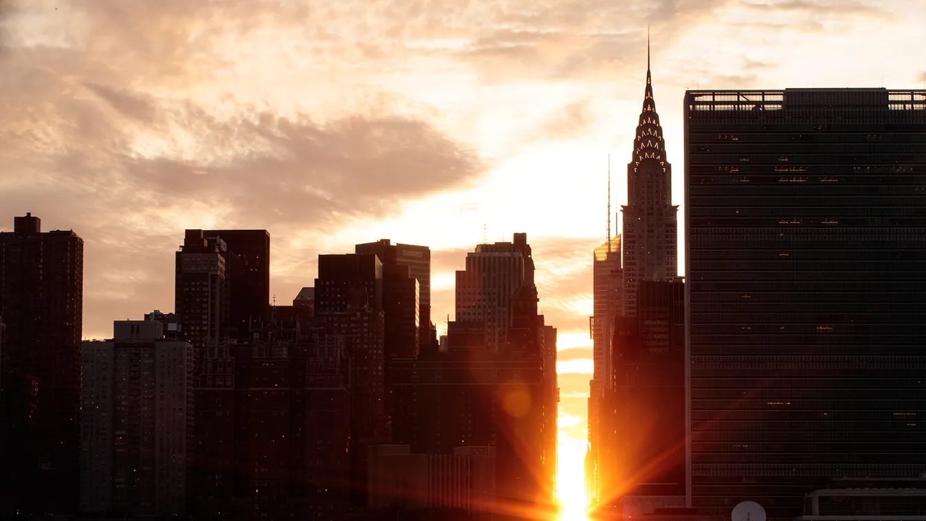 Mikor és hogyan láthatja a Manhattanhenge-et?