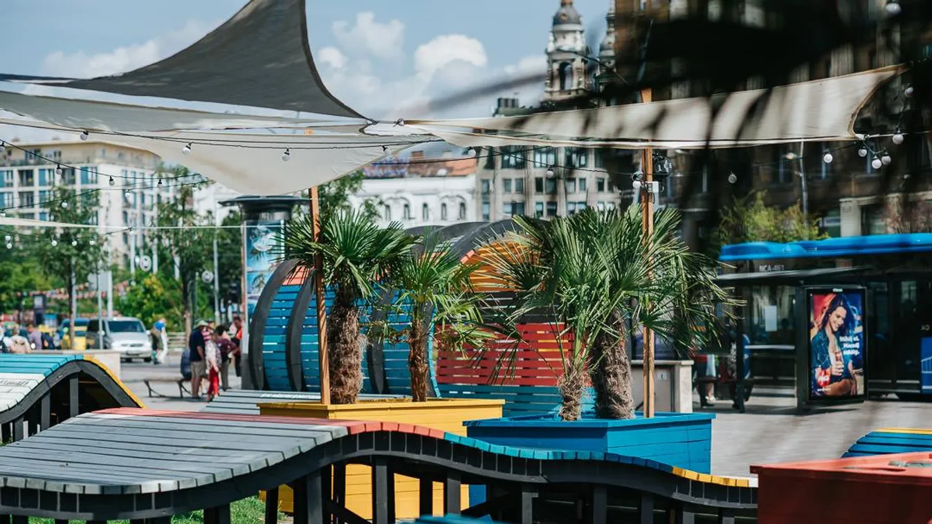 Pop up park a Városháza téren