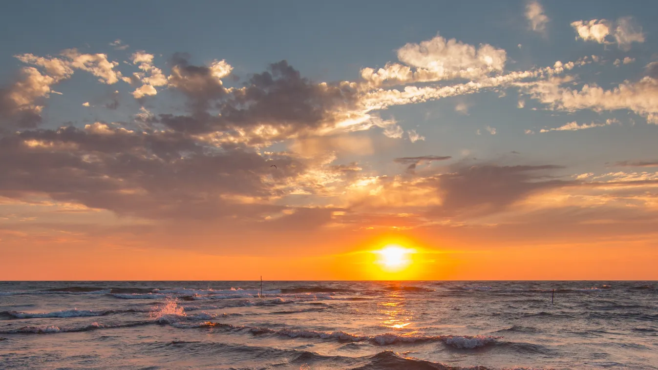 Ne fürödjön szeles időben Ulcinj nyílt tengerén, életveszélyes!