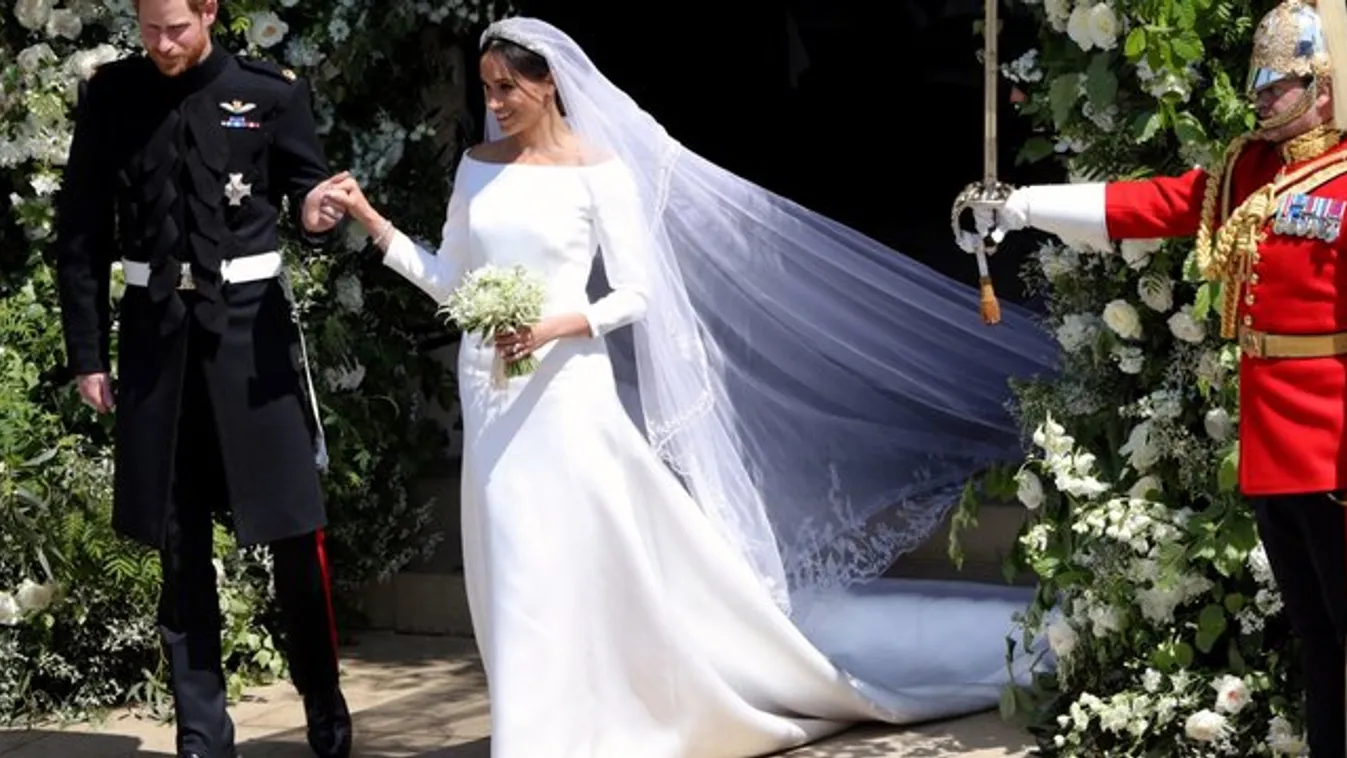 Kiállítják Meghan esküvői ruháját