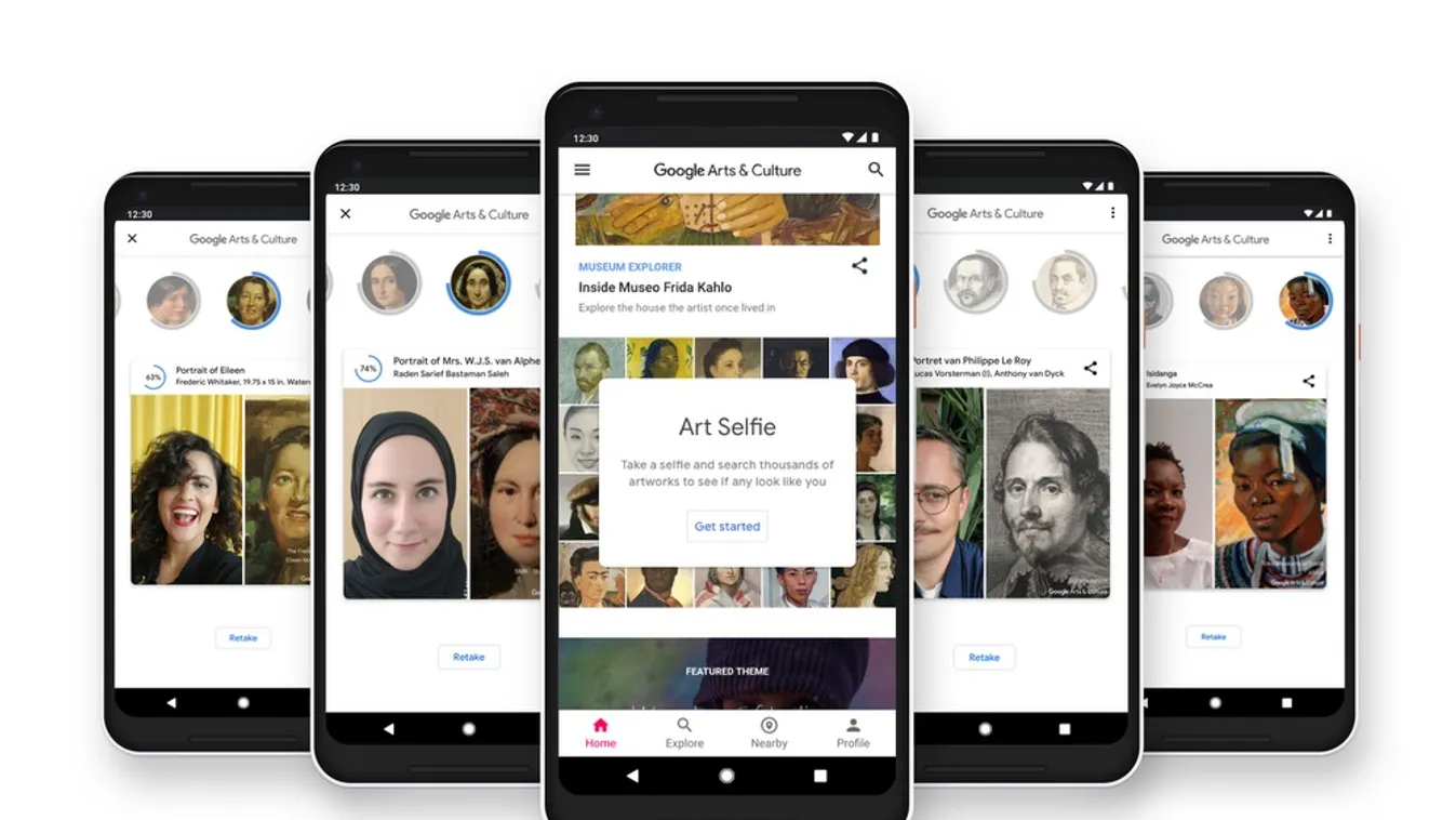 Itt a Google alkalmazása, ami megmondja, melyik festményre hasonlítunk