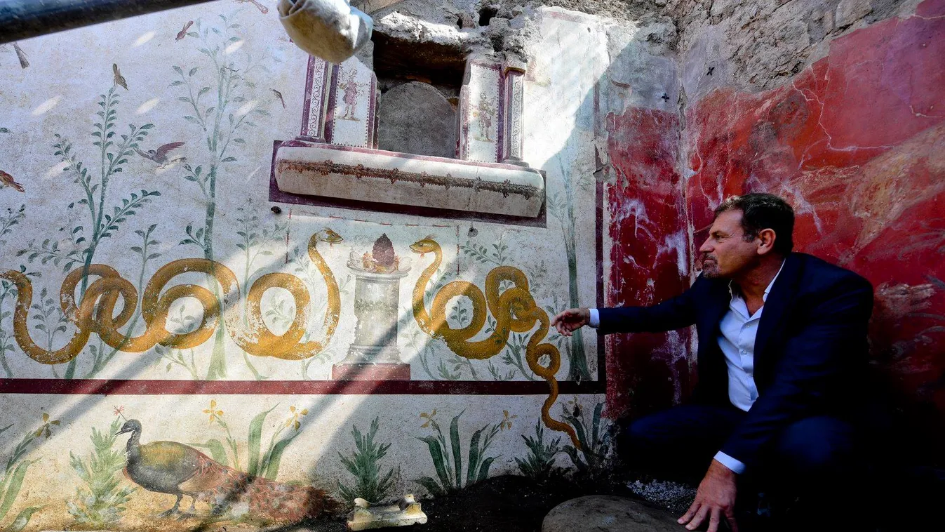 Elvarázsolt kertre bukkantak a régészek egy pompeji házban