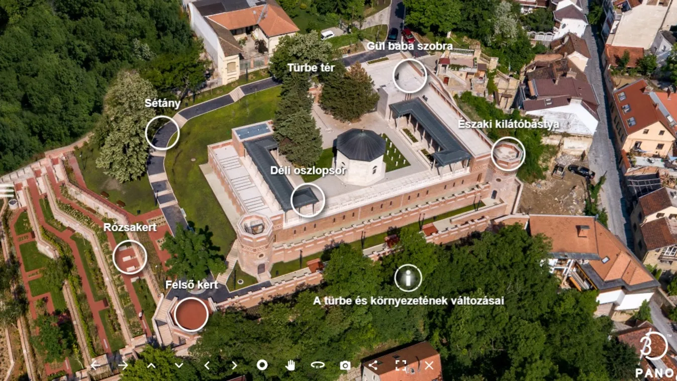Átadták a felújított Gül Baba türbéjét Budán