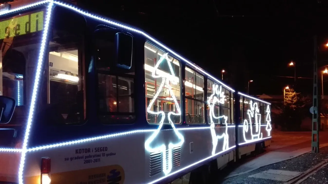 Ünnepi fényvillamosok indulnak Szegeden