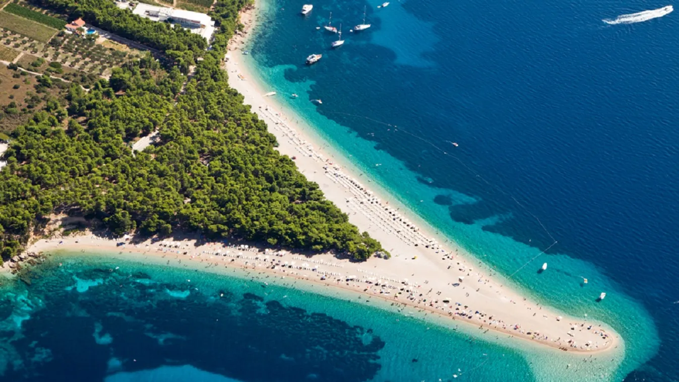 Megint elgörbült Horvátország egyik legszebb strandja, az Aranyszarv