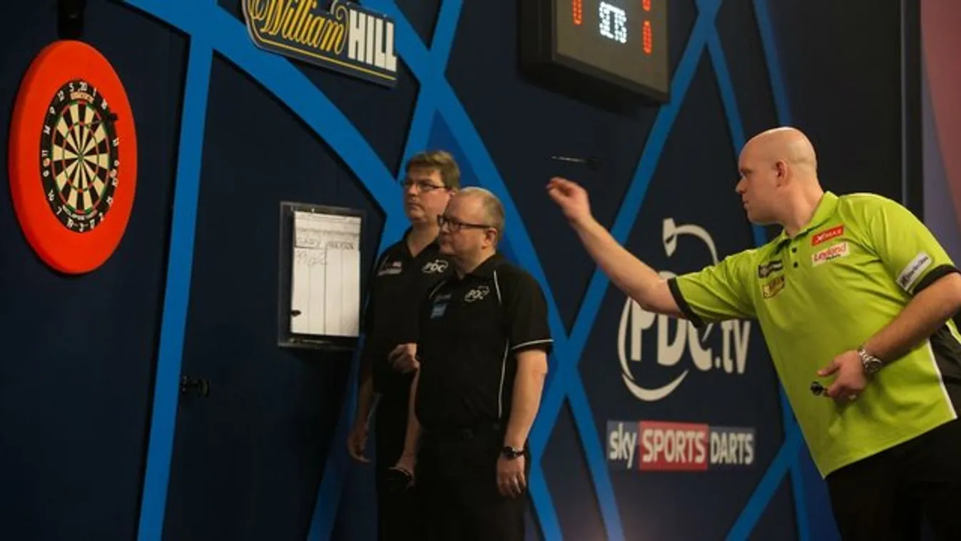 Darts-kánaán: Érden hajigál majd Van Gerwen