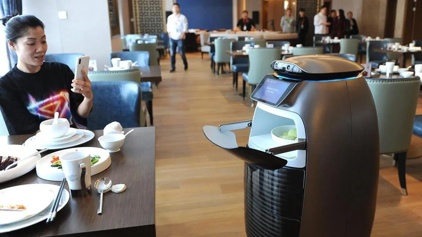 A hotel, ahol robotok hozzák a tiszta törölközőket