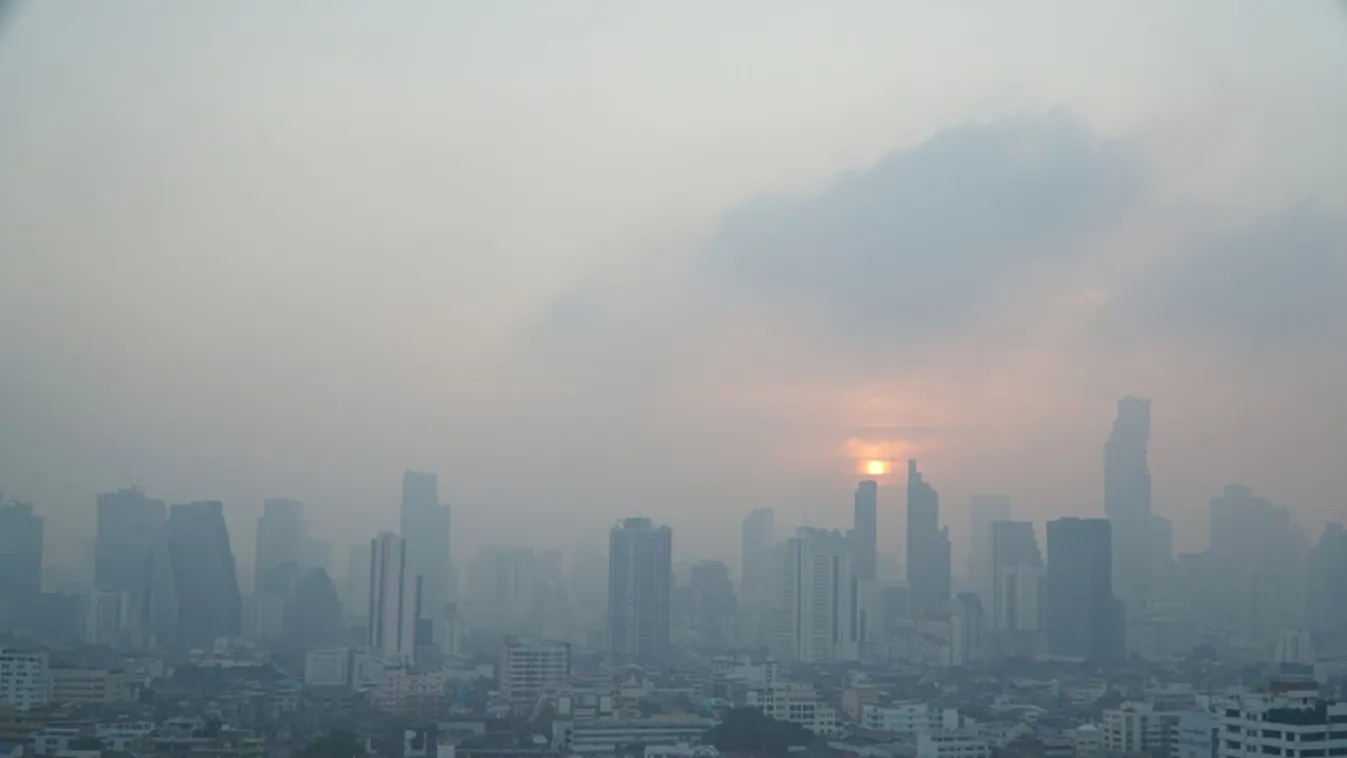 Akkora a szmog Bangkokban, hogy az iskolákat is be kellett zárni