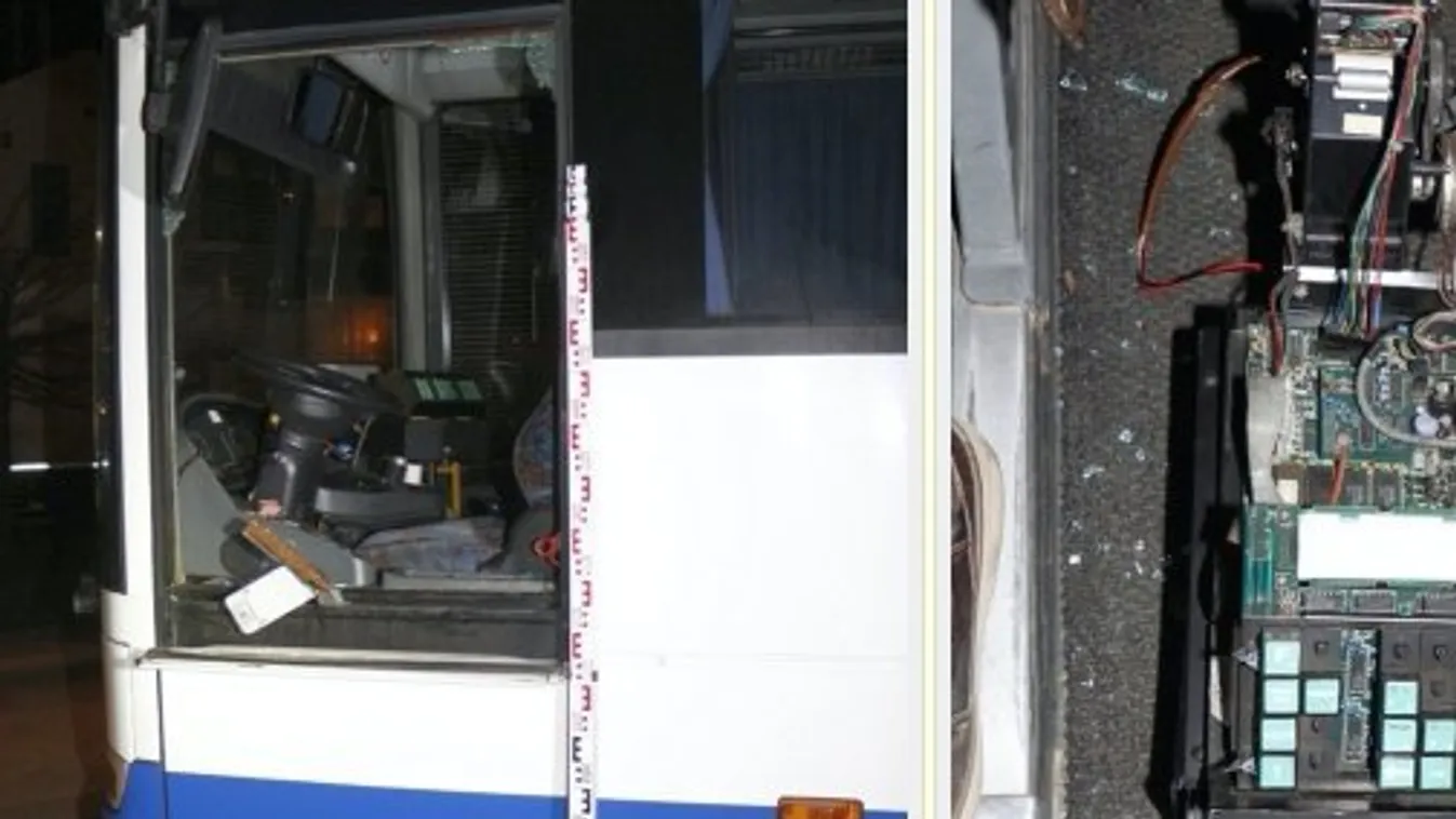 Saját kulcsával akarta beindítani a buszt, hogy ellopja
