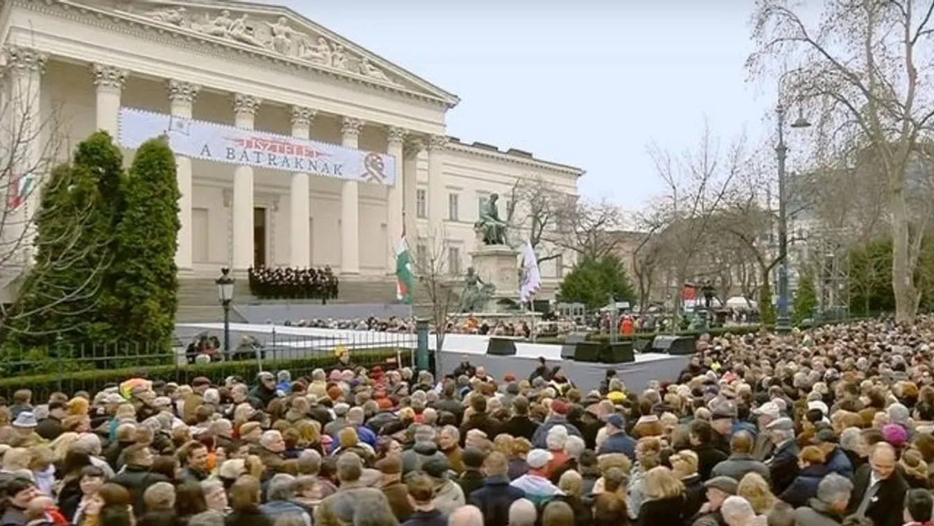Március 15-én a Nemzeti Múzeumnál mond beszédet Orbán Viktor