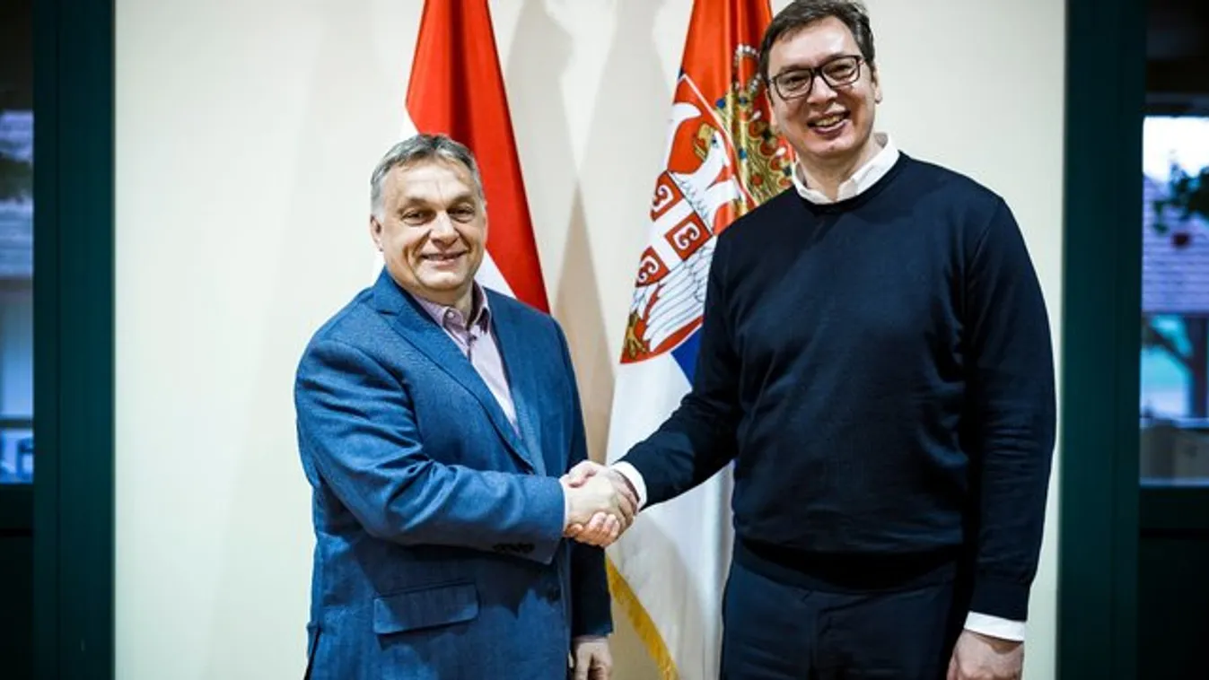 Orbán Vik­tor Szer­bi­ába uta­zott