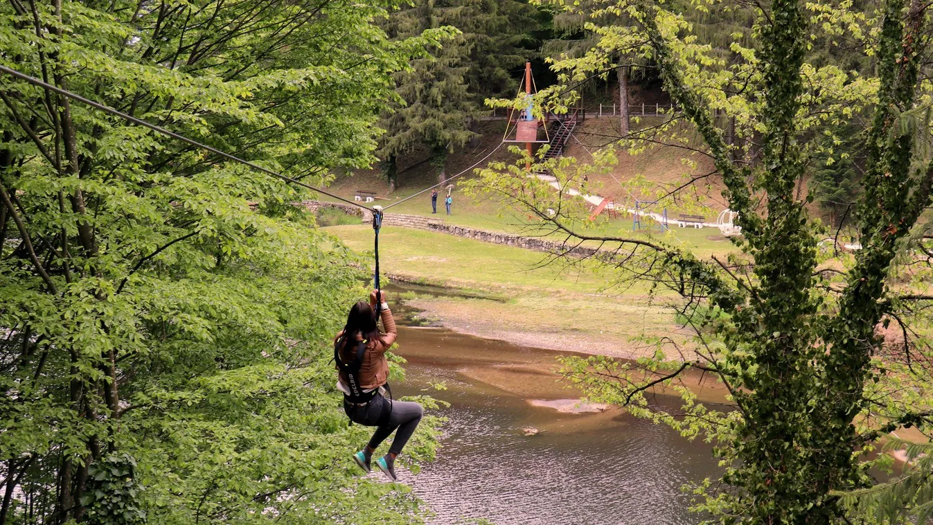 100 méter hosszú kötélpályán libeghet az új szerb élményparkban
