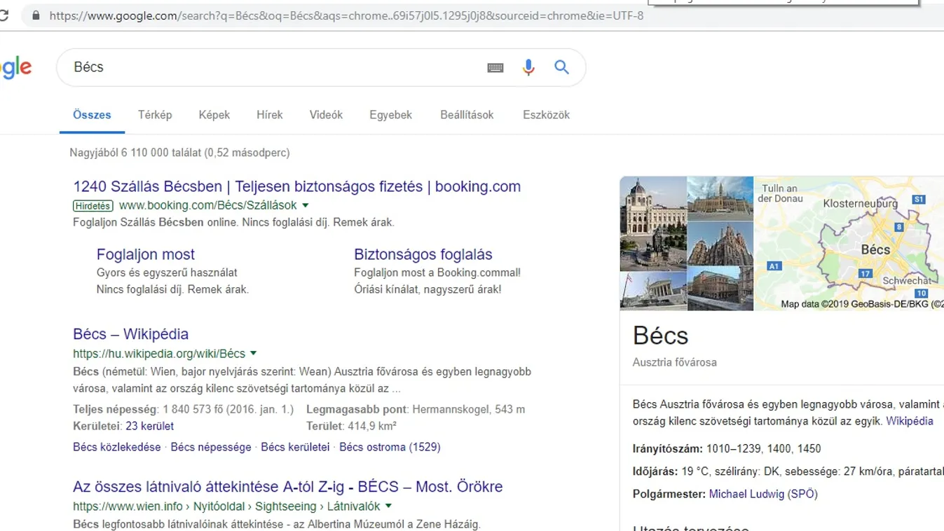 Imádjuk Bécset és az olaszokat - Így guglizik a magyar