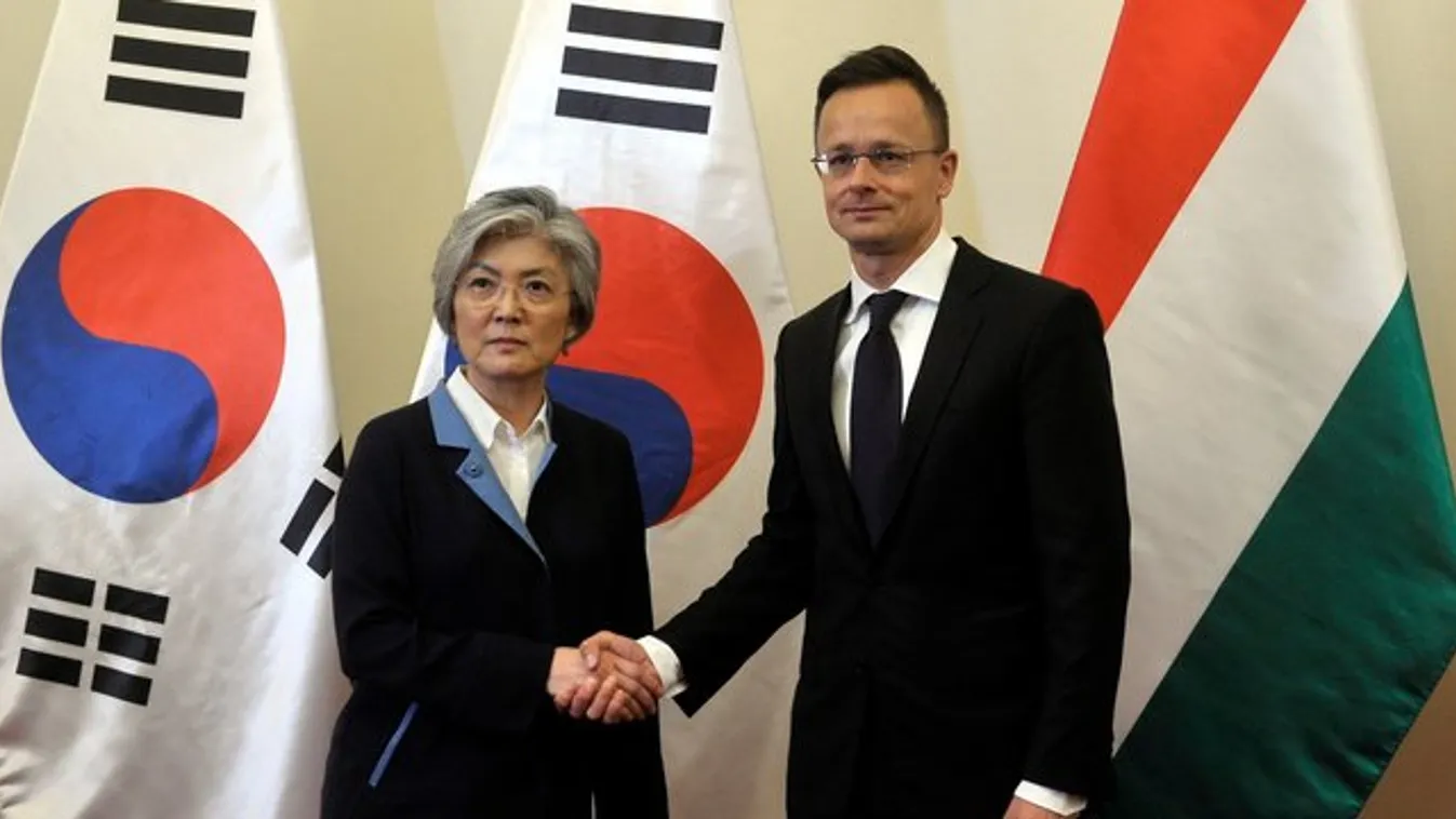 Szijjártó Péter fogadta a dél-koreai külügyminisztert