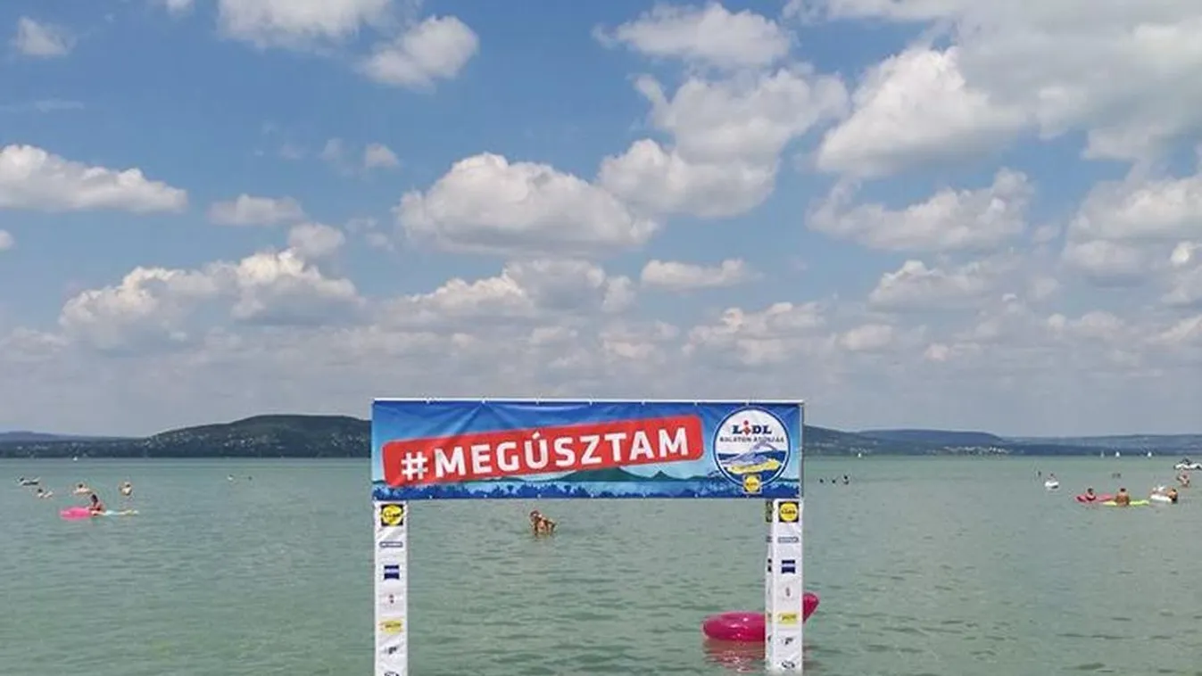 Szeles, de napos időben rendezik meg szombaton a Balaton-átúszást