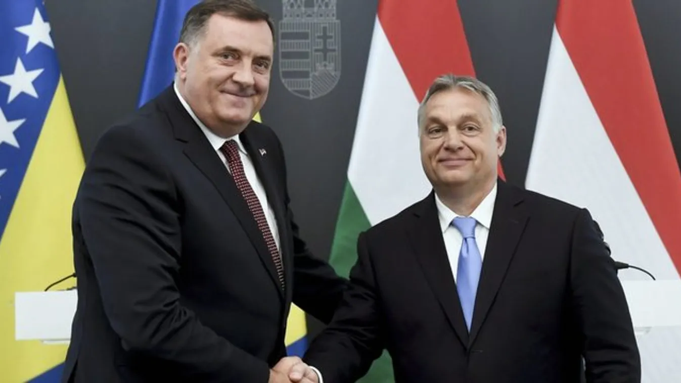 Orbán Viktor a boszniai államelnökség soros, szerb elnökével tárgyalt – Videó!