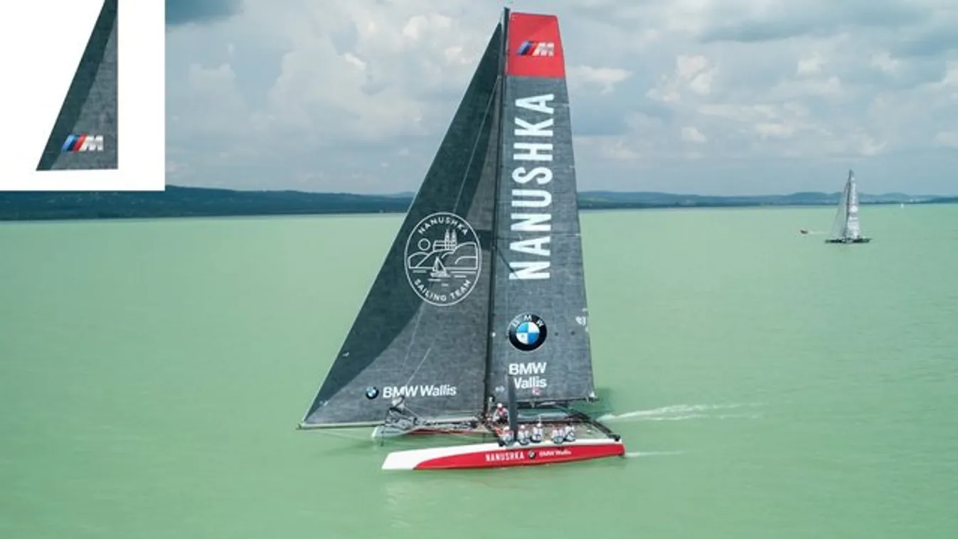 Mire készül Nanushka a Balaton közepén?
