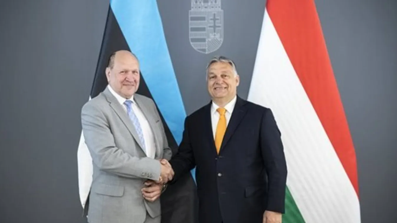 Orbán Viktor az észt miniszterelnök-helyettessel tárgyalt