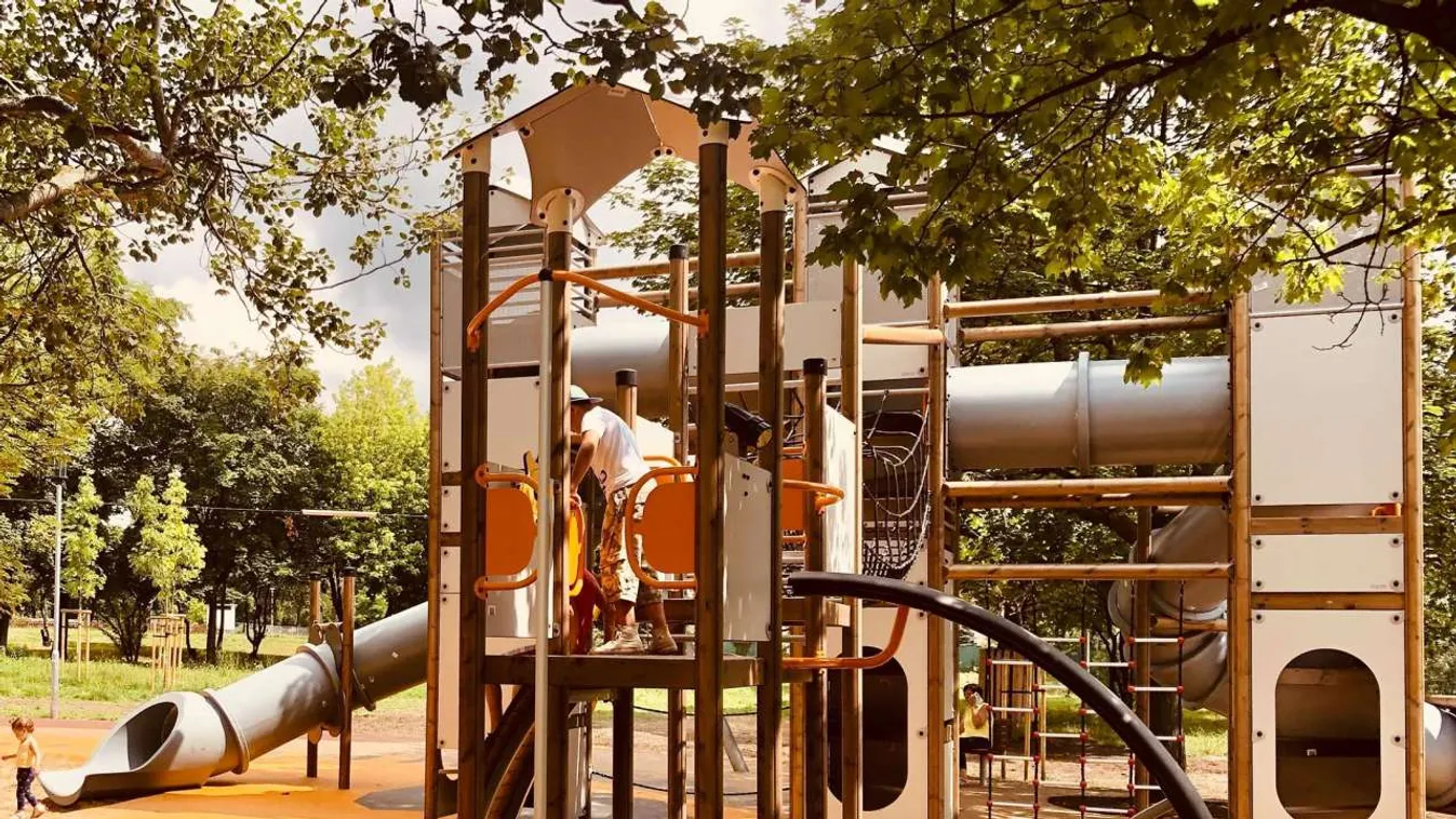 Kőbánya múltját megidéző játszótér épült az Óhegy parkban