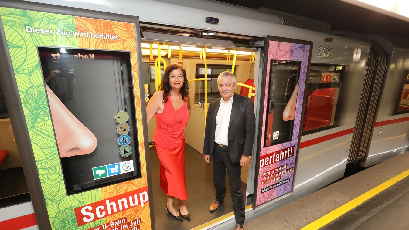 Illatosított metrókocsikban lehet utazni Bécsben