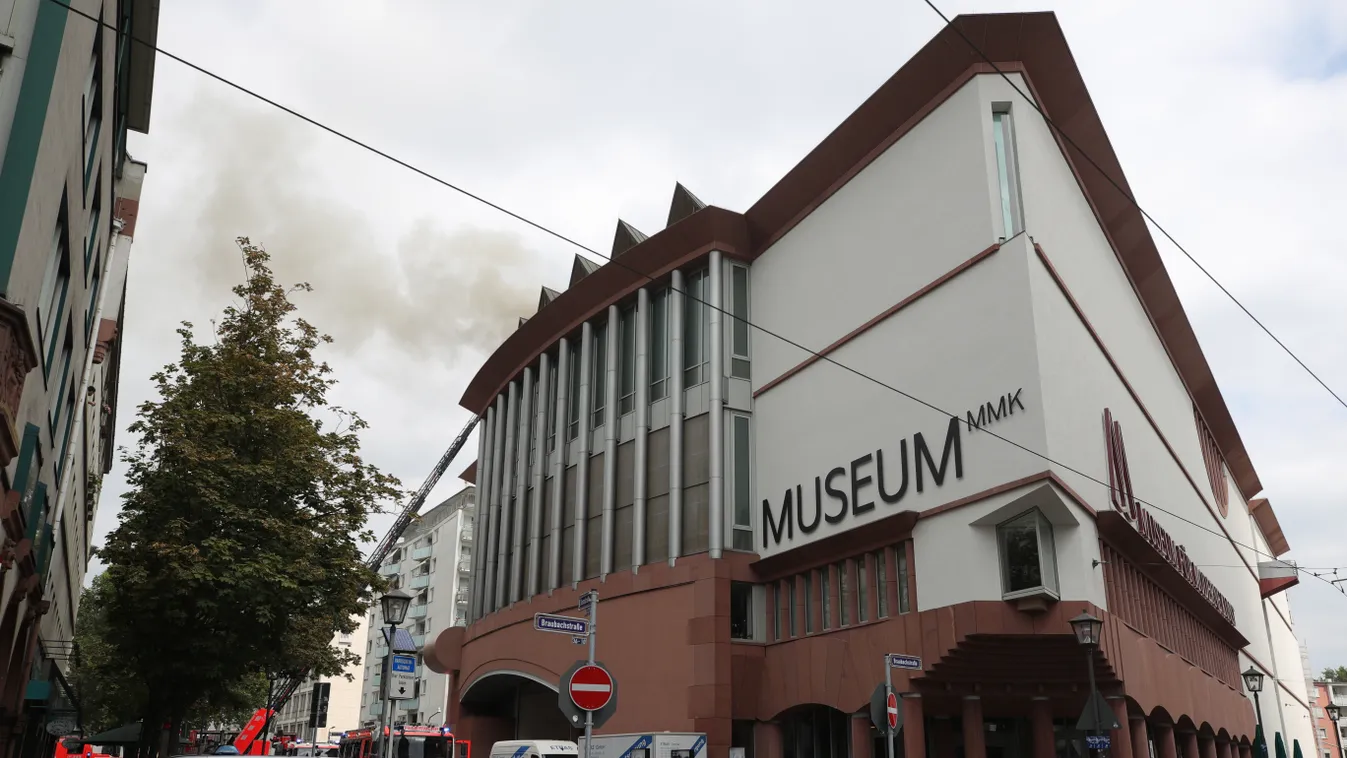 Tűz ütött ki a frankfurti Modern Művészeti Múzeumban