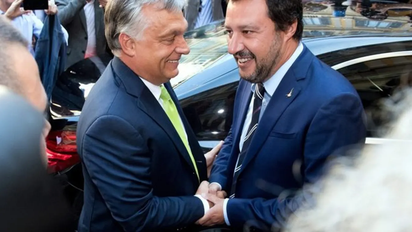 Orbán Viktor Matteo Salvininek: harcostársként tekintünk önre, függetlenül a politikai folyamatok alakulásától