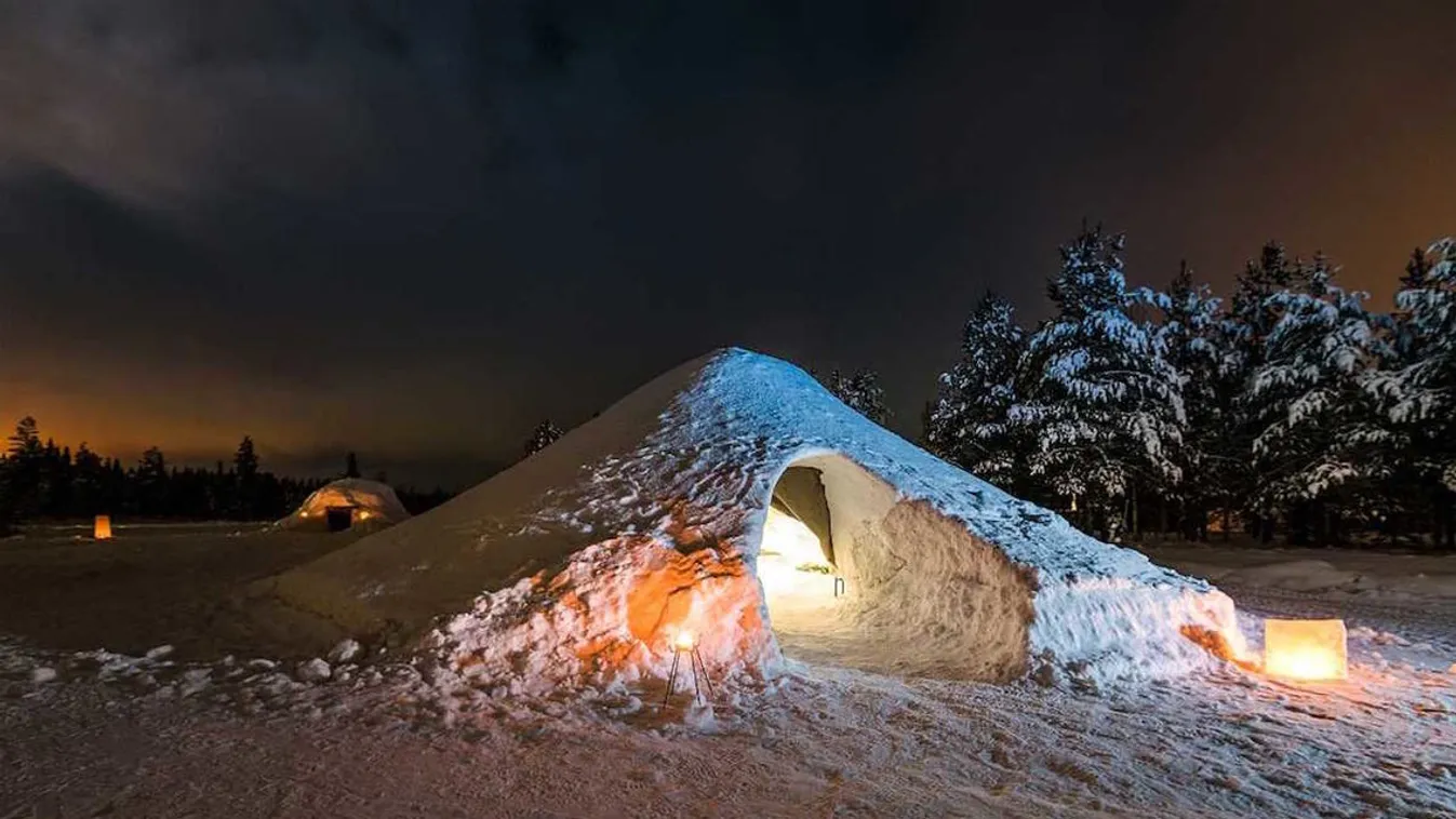 Már airbnb szállásként is bérelhetnek iglu kunyhót