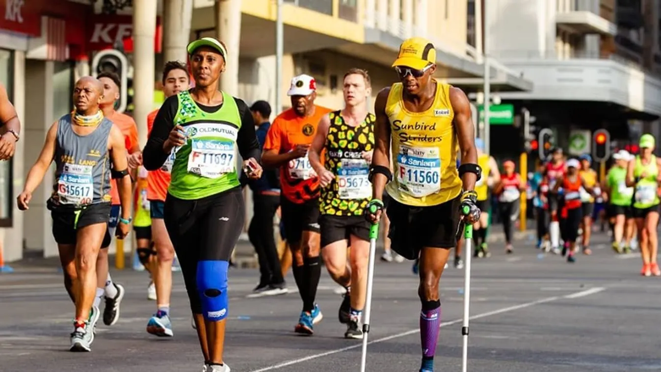 Többen is facsemetével a hátukon futották le a fokvárosi maratont