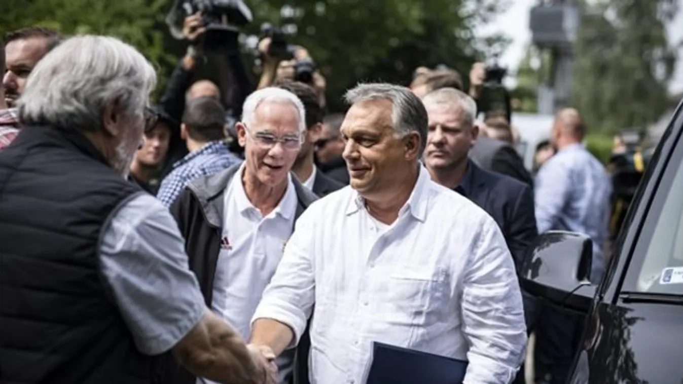 Orbán Viktor a Kötcsén megrendezett polgári pikniken – fotók